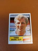 panini voetbal 88 ajax tonnie bruins slot 1988, Ophalen of Verzenden, Zo goed als nieuw, Ajax, Poster, Plaatje of Sticker