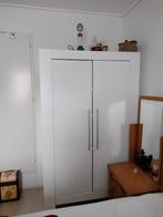 Witte kleding kast, Huis en Inrichting, Kasten | Kledingkasten, Ophalen, Zo goed als nieuw, 50 tot 75 cm
