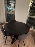 Mooie ronde tafel, Huis en Inrichting, Tafels | Eettafels, Ophalen, Gebruikt, 100 tot 150 cm, Rond