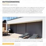 Nieuwprijs €1270 Somfy zonwering b1 3080mm x h1 2560mm, Ophalen, Nieuw