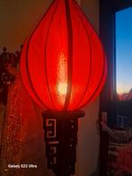 Prachtig rode chinese vloerlamp, enig, Top staat, 1 jr oud, Ophalen, Zo goed als nieuw