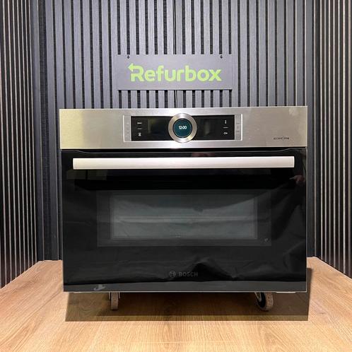 Bosch Serie 8 inbouw combimagnetron oven, Witgoed en Apparatuur, Ovens, Refurbished, Inbouw, Oven met grill, 45 tot 60 cm, Hete lucht