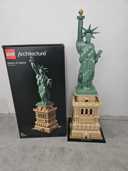 Lego Architecture- Vrijheidsbeeld 21042, Kinderen en Baby's, Speelgoed | Duplo en Lego, Zo goed als nieuw, Lego, Complete set