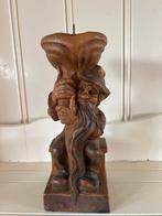 Houten beeldje van een man met baard, Ophalen of Verzenden