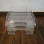 3 transparante brievenbakjes zgan, Diversen, Ophalen of Verzenden, Gebruikt