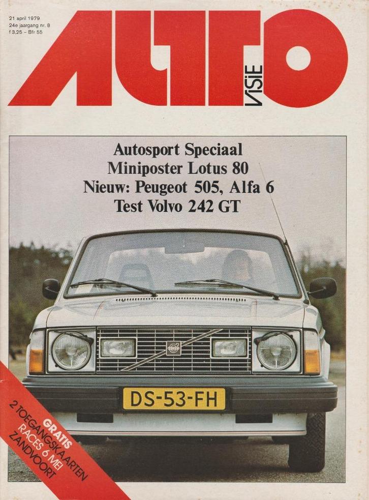 Volvo 240 - 242 - 244 - 245 testen in Autovisie e.a., Boeken, Auto's | Folders en Tijdschriften, Gelezen, Volvo, Ophalen of Verzenden