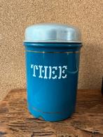 Emaille theeblik, Ophalen