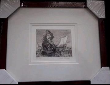 Ets ... grafisch kunstenaar ... Henk Blokhuis. beschikbaar voor biedingen