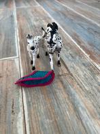 Schleich Paard Moeder & Veulen met Deken, Ophalen of Verzenden, Zo goed als nieuw