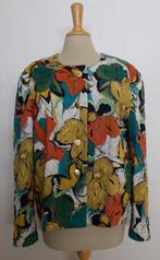 Fleurig leuk iets gewatteerd jasje! 42, Verzenden, Maat 42/44 (L), Zo goed als nieuw, Jasje