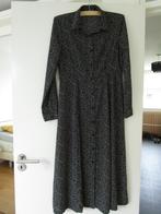 Drôle de Copine - zwart/wit gestippelde doorknoopjurk mt M, Kleding | Dames, Jurken, Maat 38/40 (M), Zwart, Ophalen of Verzenden