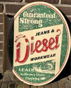 Gevel reclamebord Diesel Clothing dubbelzijdig, Ophalen of Verzenden, Zo goed als nieuw, Reclamebord