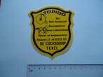 sticker oud Texel Cocksdorp TOPIDO fietsen tankstation resto, Verzenden, Zo goed als nieuw