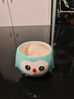Schattige uil bloempotje - Perfect voor kleine plantjes!, Tuin en Terras, Bloempotten, Ophalen, Rond, Binnen, Zo goed als nieuw