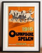 OLYMPISCHE SPELEN 1916 Art Deco Kunst Poster Affiche, Antiek en Kunst, Ophalen of Verzenden