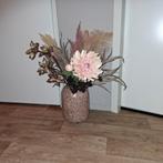 Decoratieve vaas met bloemen, Ophalen, Overige materialen, Overige kleuren, Zo goed als nieuw