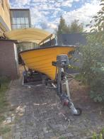 Rana 17 incl trailer 25 pk yamaha 4-tact. €4750,- visboot., Watersport en Boten, Gebruikt, Tot 10 pk, Ophalen of Verzenden, 3 tot 6 meter