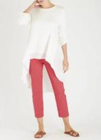 Joseph Ribkoff prachtig stretch rood/wit capri broek 44/46, Overige kleuren, ., Maat 46/48 (XL) of groter, Joseph Ribkoff