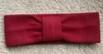 Rode haarband, oorwarmers, head band, diadeem; fleece stof, Ophalen of Verzenden, Zo goed als nieuw