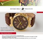 Beverly Hills Polo Club Vista Grande Beach 4 Chronograaf, Sieraden, Tassen en Uiterlijk, Overige merken, Leer, Staal, Polshorloge