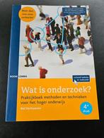 Nieuw - Wat is onderzoek? - Nel Verhoeven, Verzenden, Nieuw, HBO, Nel Verhoeven