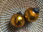 2 x Zware glazen heksenbal., Ophalen of Verzenden, Zo goed als nieuw