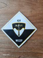 Sticker 101 nbc, Ophalen, Landmacht, Nederland, Embleem of Badge