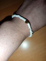 Armbandje *Liefde* Hartje wit, Ophalen, Wit