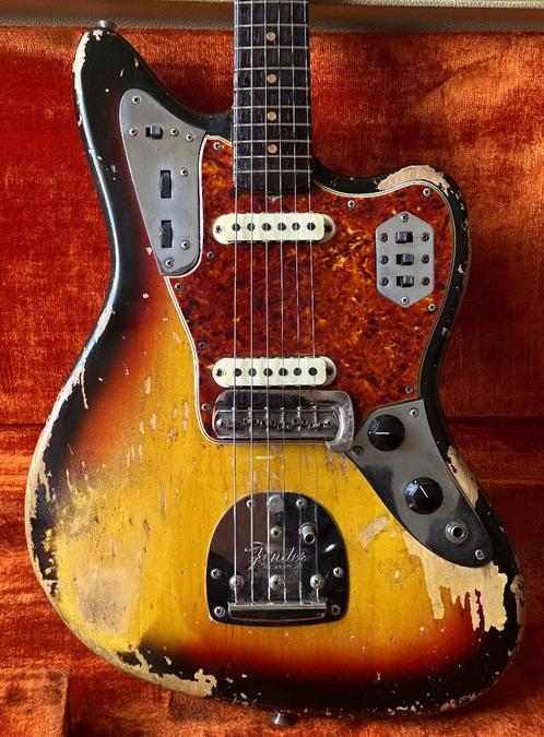 1964 Fender Jaguar Original L Series with White Tolex Case, Muziek en Instrumenten, Snaarinstrumenten | Gitaren | Elektrisch, Gebruikt