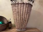 Mooie hoge Mand Korf Plukmand Druivenmand Frans antiek, Ophalen of Verzenden