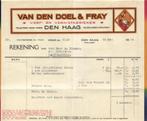 Den Haag- oude facturen 2x -Van den Doel & Fray -Vernis-1934, Verzamelen, Overige Verzamelen, Gebruikt, Verzenden