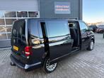 Volkswagen Transporter 2.0 TDI L2H1 Dubbele Cabine, Auto's, Euro 5, Stof, Gebruikt, Zwart