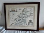 Oudekaart van Zeeland mooi ingelijst, Ophalen of Verzenden