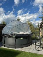 EXIT 360cm rond zwembad black leather, Tuin en Terras, Zwembaden, Gebruikt, Rond, 300 cm of meer, Opzetzwembad