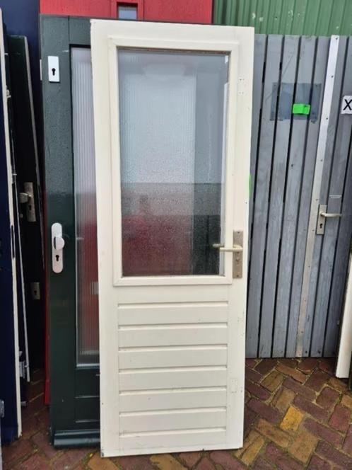 Achterdeur schuurdeur balkondeur deur 206x73 ( 172 ), Doe-het-zelf en Verbouw, Deuren en Horren, Gebruikt, Buitendeur, 200 tot 215 cm