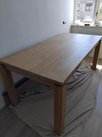 Moderne houten eettafel, Huis en Inrichting, Tafels | Eettafels, Ophalen, Gebruikt, Eikenhout, 50 tot 100 cm