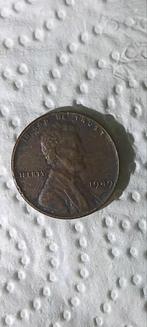 Amerikaanse one cent 1949 te koop ze, Postzegels en Munten, Munten | Amerika, Ophalen of Verzenden, Noord-Amerika