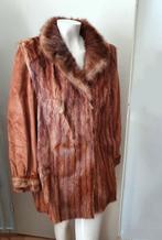 Vintage bontjas jas, Kleding | Dames, Ophalen of Verzenden, Bruin