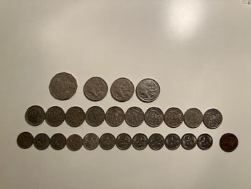 22 munten Australie, 1966-1996 beschikbaar voor biedingen