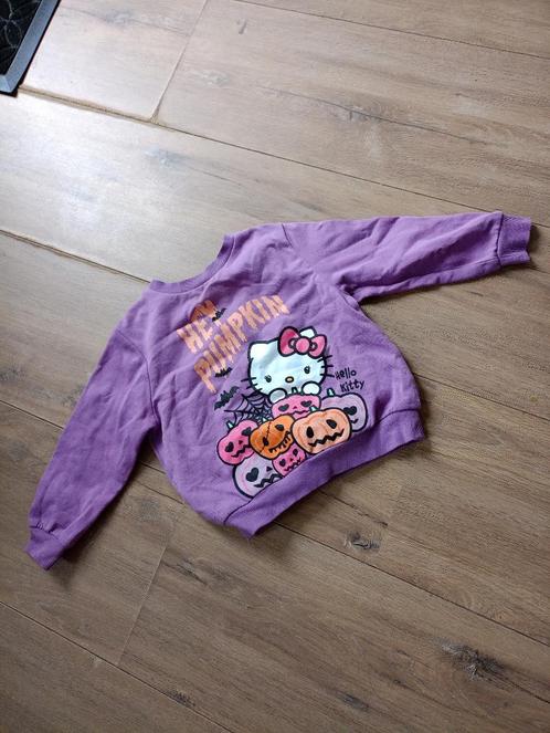 Hello Kitty sweatshirt girl 98/104 cute spooky H&M halloween, Kinderen en Baby's, Kinderkleding | Maat 98, Gebruikt, Meisje, Trui of Vest