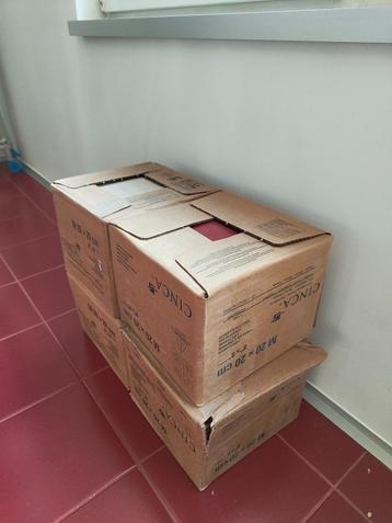 Te koop: 4 dozen Cinca Burgundy tegels, 20x20 cm beschikbaar voor biedingen
