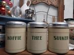 uit oma's keuken nostalgische emaille voorraadbussen K.T.S. , Antiek en Kunst, Antiek | Emaille, Ophalen of Verzenden