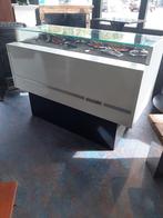 Vintage winkelbalie, vitrinekast 120x54x85, Antiek en Kunst, Curiosa en Brocante, Ophalen