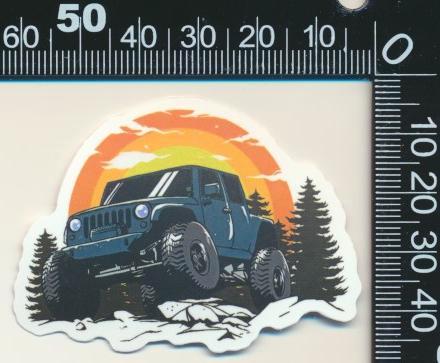 Sticker: Jeep (22), Verzamelen, Stickers, Zo goed als nieuw, Auto of Motor, Verzenden