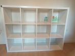 Witte Ikea Kallax kast met 12 vakken, Ophalen, Zo goed als nieuw, 25 tot 50 cm