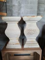 Brocante kaarsen standaards/potten, Ophalen of Verzenden