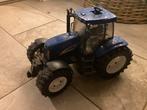 Bruder New Holland tractor met aanhanger, Kinderen en Baby's, Speelgoed | Overig, Ophalen of Verzenden, Gebruikt, Jongen of Meisje