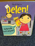 Mix & Match Delen! Kinderboek, Boeken, Ophalen, Zo goed als nieuw, Uitklap-, Voel- of Ontdekboek, 3 tot 4 jaar