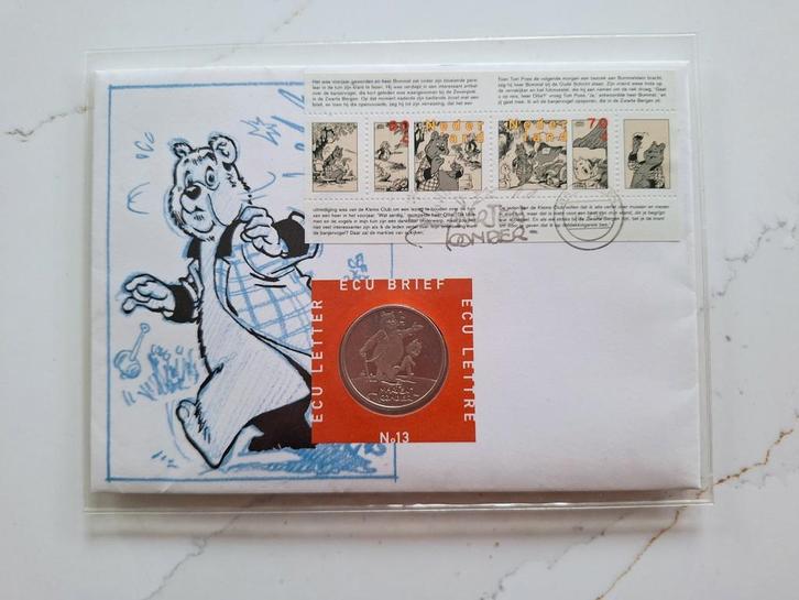 Maarten Toonder Munt - postzegels - speciale Uitgave, Verzamelen, Stripfiguren, Olivier B, Bommel en Tom Poes, Ophalen of Verzenden