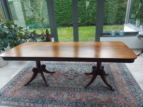 Mr Higgins eettafel 245cm in mahonie, Huis en Inrichting, Tafels | Eettafels, Gebruikt, 50 tot 100 cm, 200 cm of meer, Vijf personen of meer